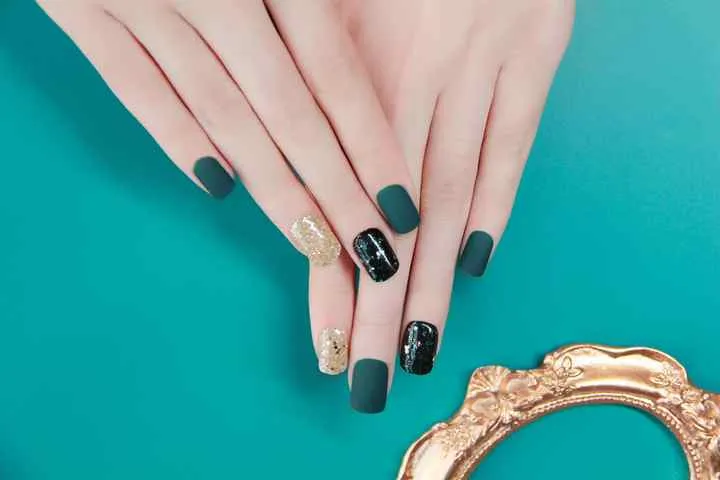 اظافر لامعه-shiny nails