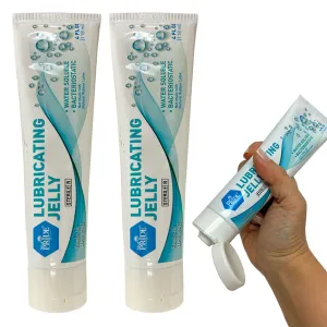 2 Lubricating Jelly Personal Lubricant Natural Lube Water Based Long Lasting 4oz