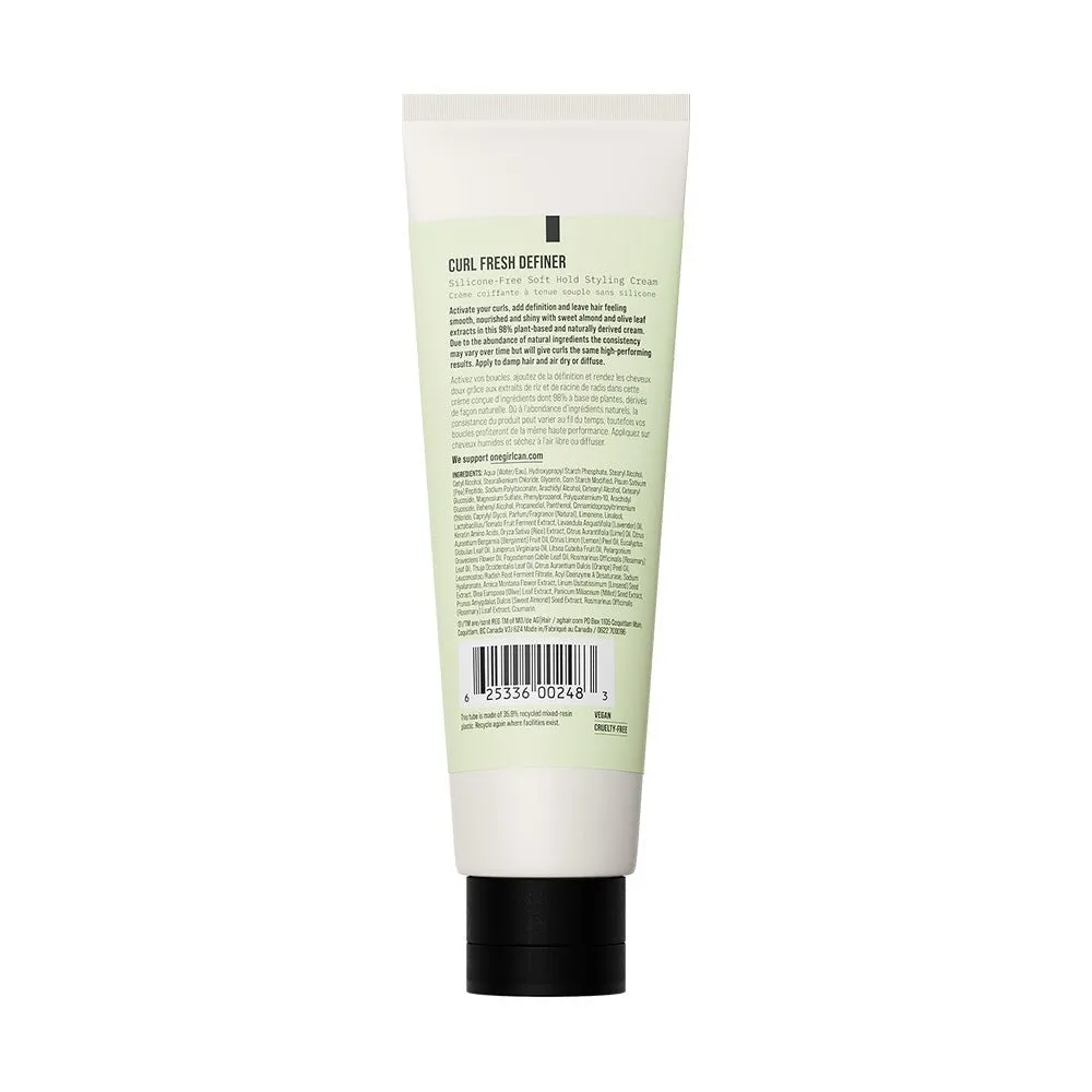 AG Care Curl Fresh Definer Silicone-Free Soft Hold Styling Cream 178ml
