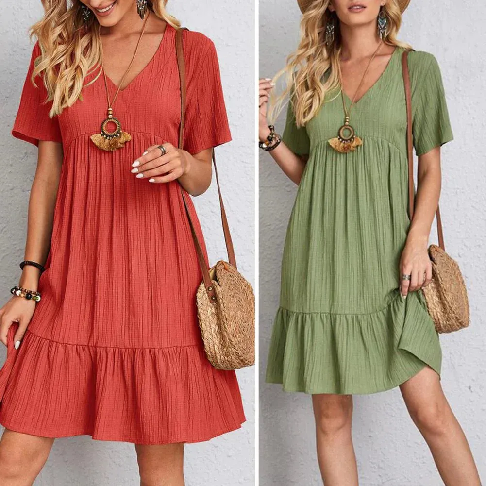 CELESTE - Elegant Dress with Tummy Coverage