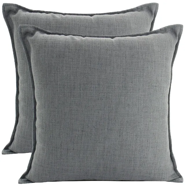 Cushion Linen Dark Grey 45 x 45cm