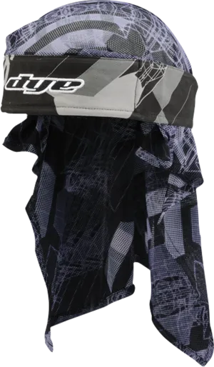 Dye Head Wrap - Cubix Grey
