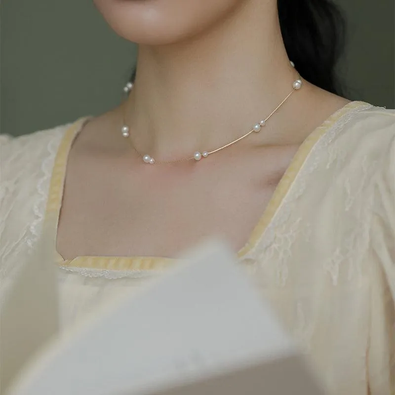 Gentle And Versatile Pearl Necklace