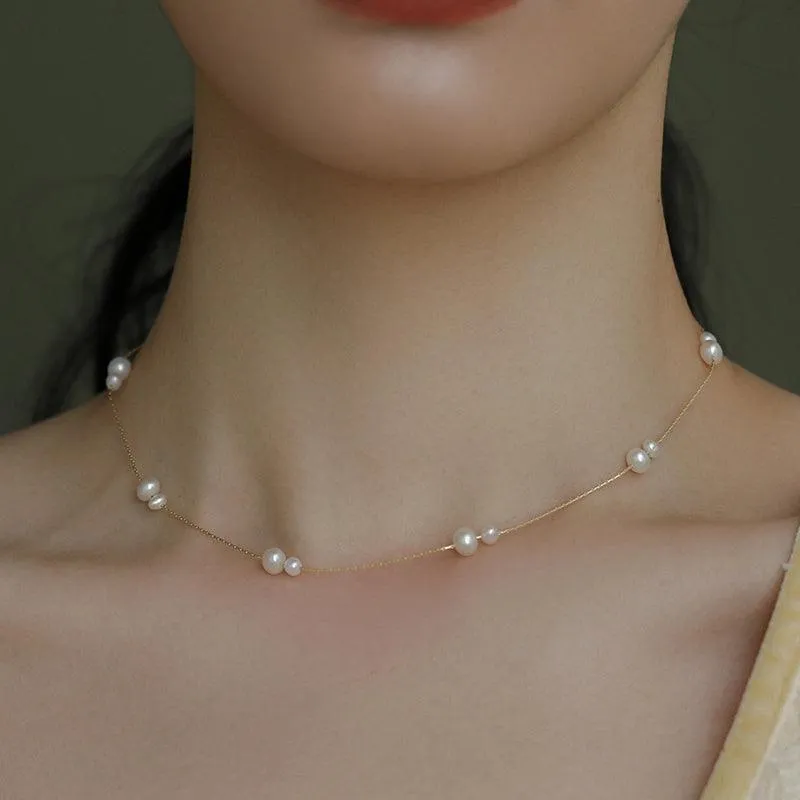 Gentle And Versatile Pearl Necklace