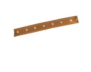 Genuine Leather Floorboard Trim, Pair -Desert Tan/Studs ONLY 4 LEFT!
