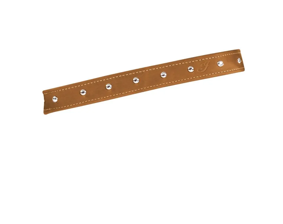 Genuine Leather Floorboard Trim, Pair -Desert Tan/Studs ONLY 4 LEFT!