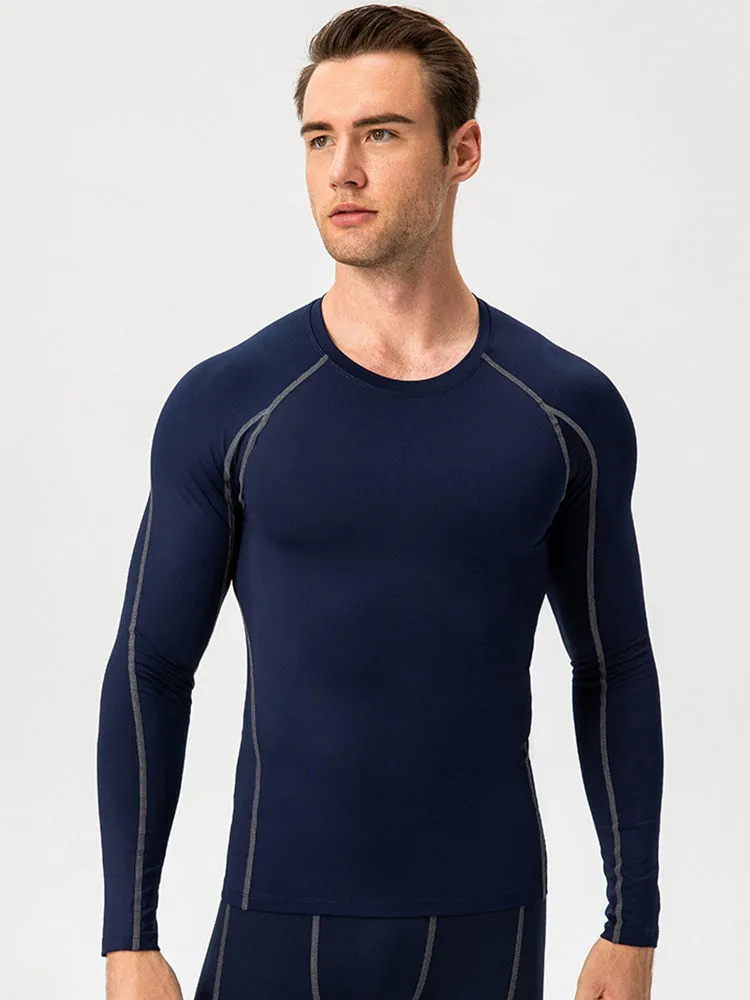 Men's Fitness Training Breathable Sports Long Sleeve Top