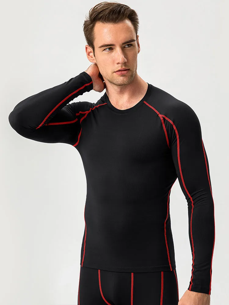 Men's Fitness Training Breathable Sports Long Sleeve Top