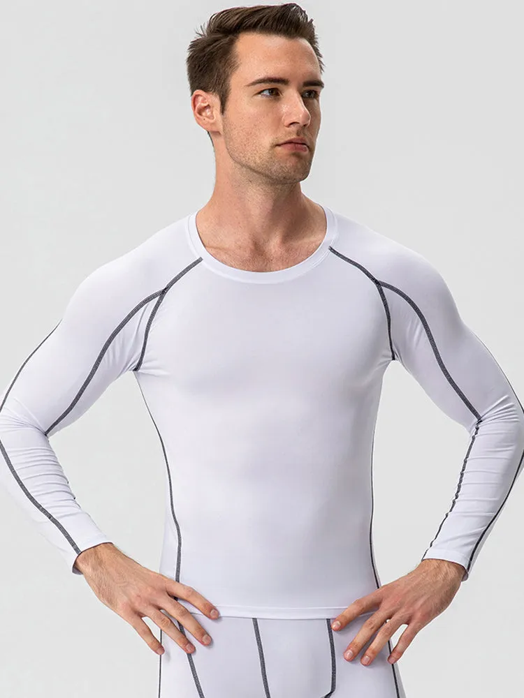 Men's Fitness Training Breathable Sports Long Sleeve Top