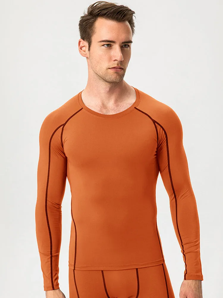 Men's Fitness Training Breathable Sports Long Sleeve Top