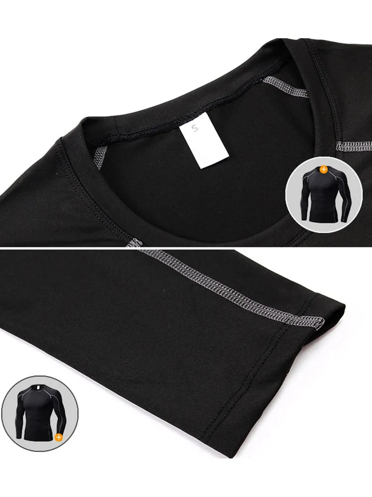 Men's Fitness Training Breathable Sports Long Sleeve Top