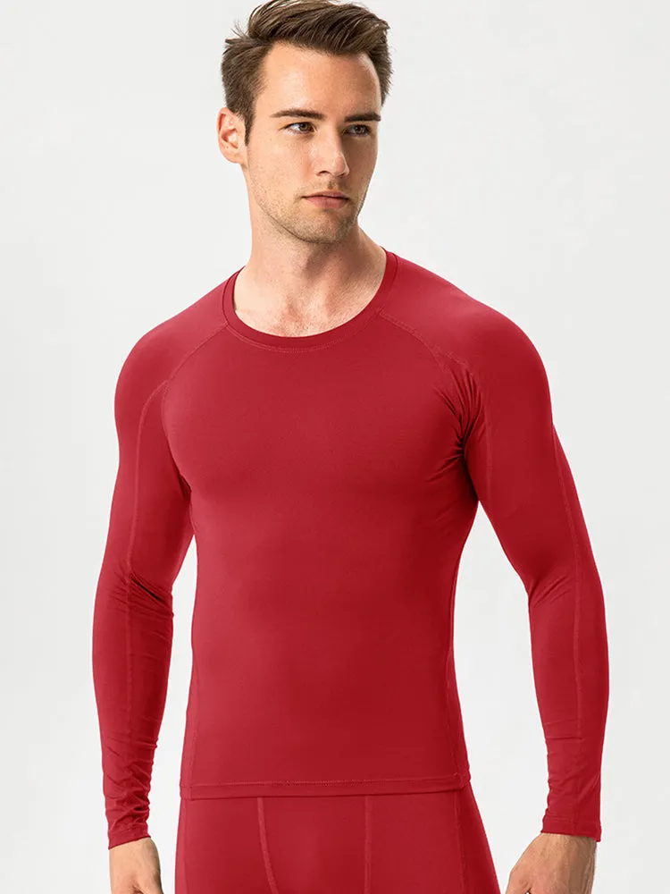 Men's Fitness Training Breathable Sports Long Sleeve Top