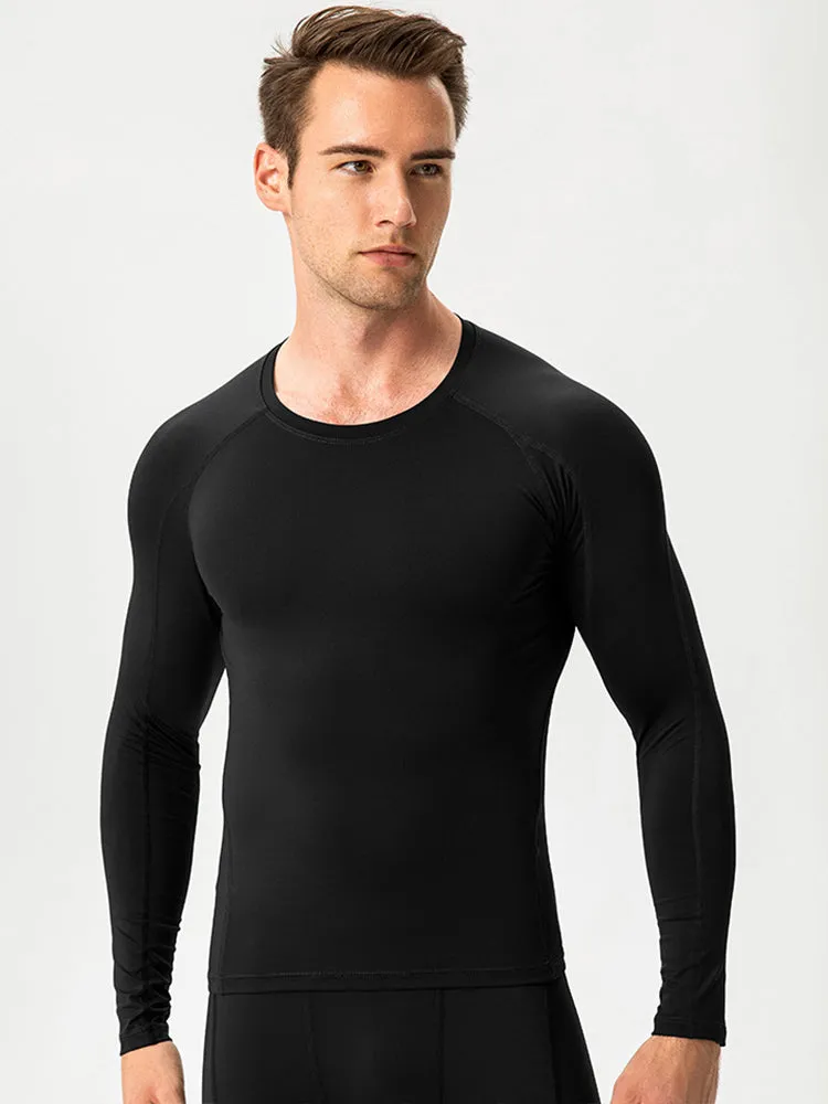 Men's Fitness Training Breathable Sports Long Sleeve Top