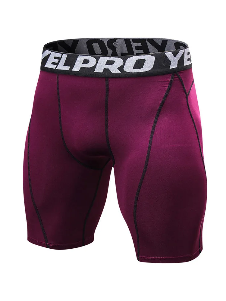 Men's Simple Tight Shorts