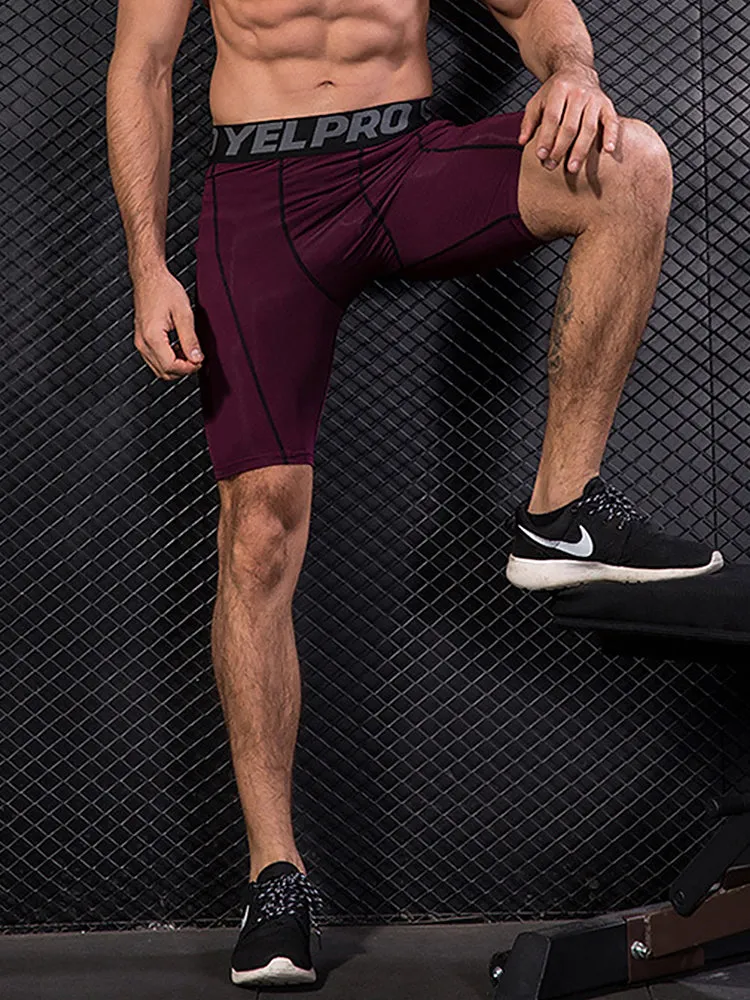 Men's Simple Tight Shorts