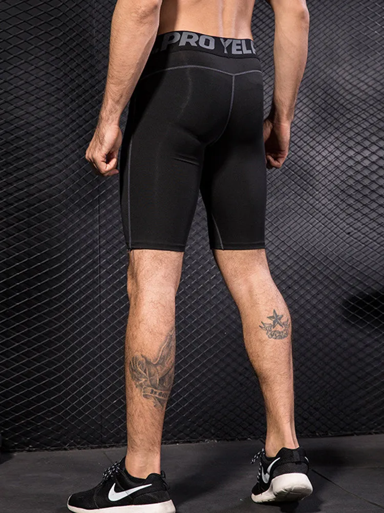 Men's Simple Tight Shorts