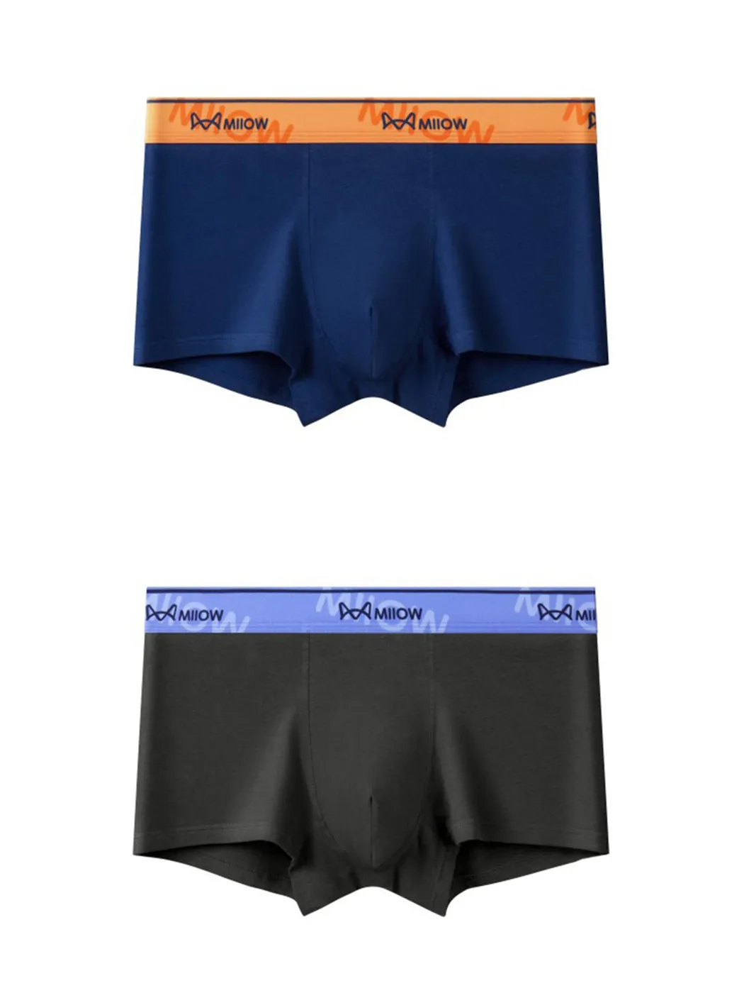 Mens U Convex Pouch Breathable Cotton Trunks