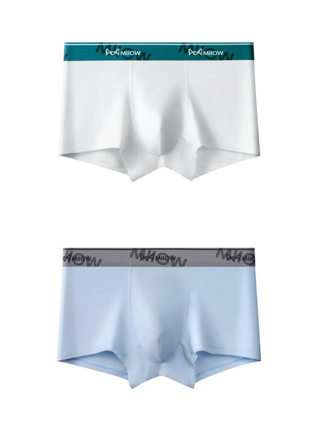 Mens U Convex Pouch Breathable Cotton Trunks