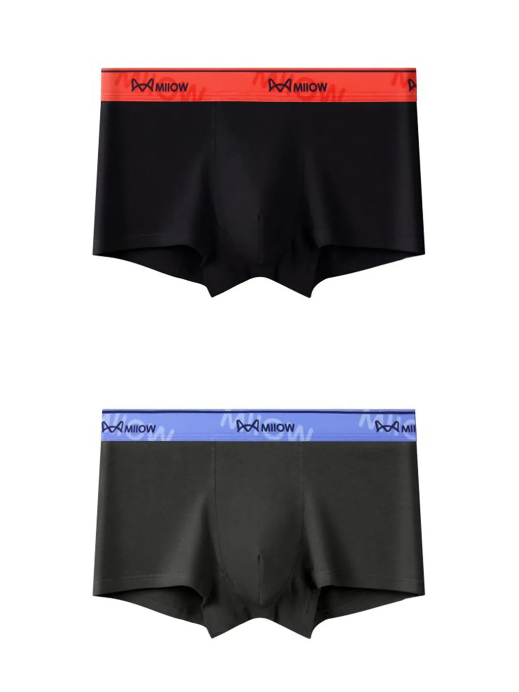 Mens U Convex Pouch Breathable Cotton Trunks