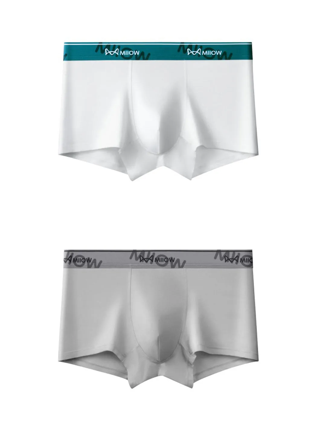 Mens U Convex Pouch Breathable Cotton Trunks