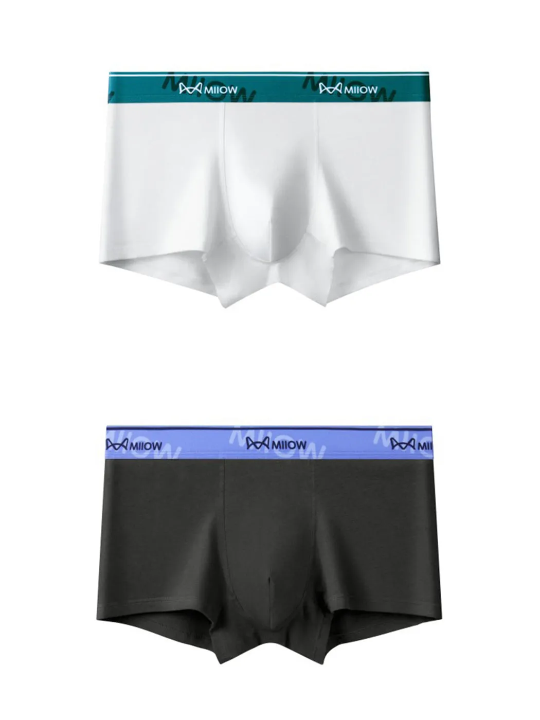 Mens U Convex Pouch Breathable Cotton Trunks