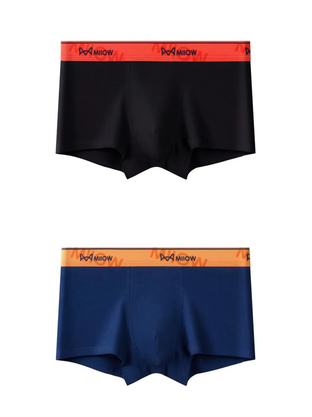 Mens U Convex Pouch Breathable Cotton Trunks