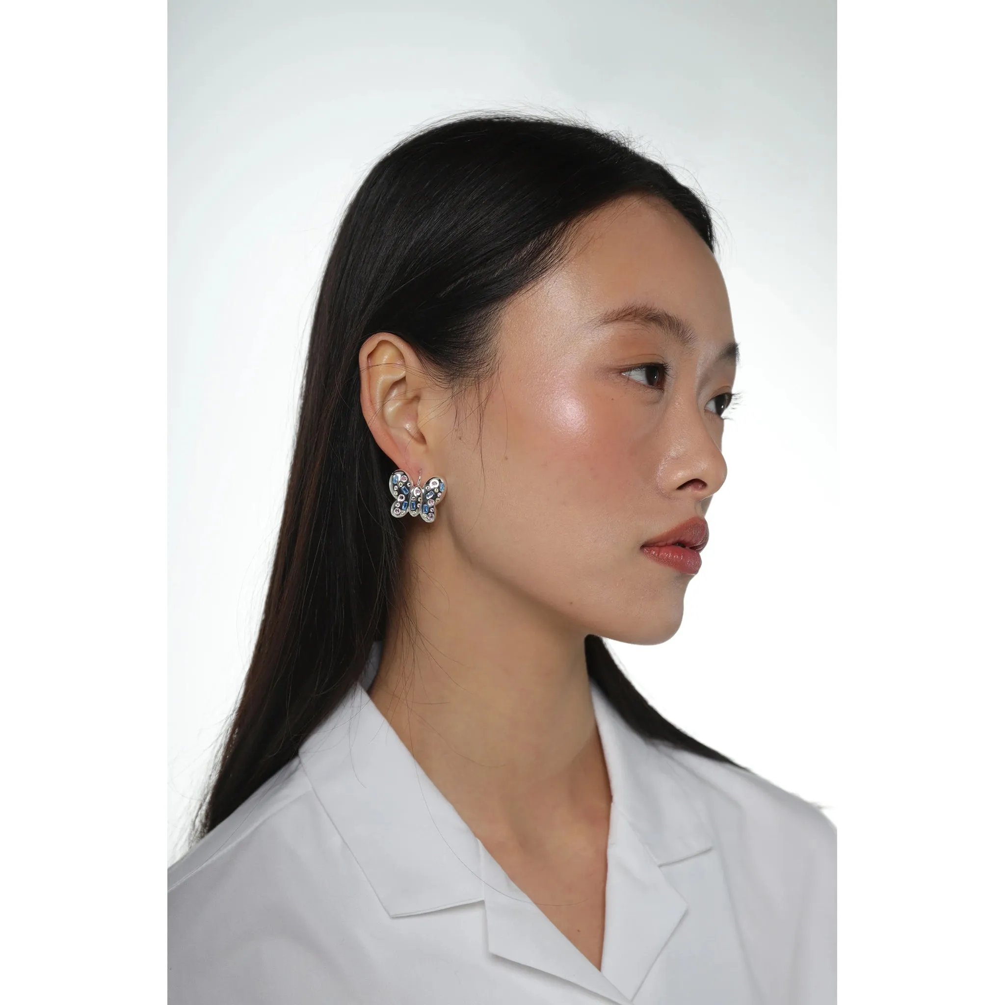 NABO EARRINGS / SHINY SILVER