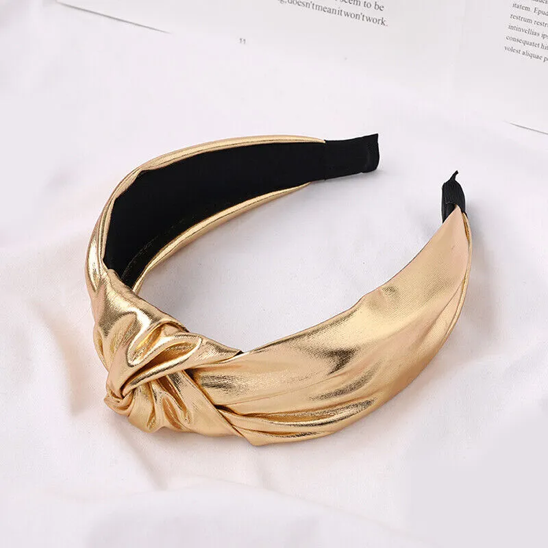 Shiny Cross Cloth Hairpin