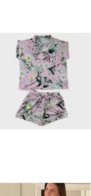 Short Sleeve Pajama Set | Heavenly Rose