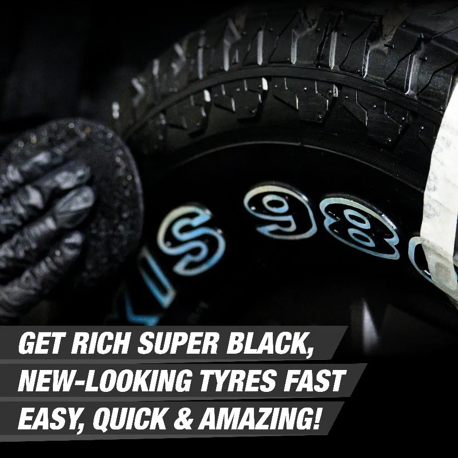 Tyre Polish for Car and Bike | Gives Lustrous Dark, Long Lasting Super Black Shine
